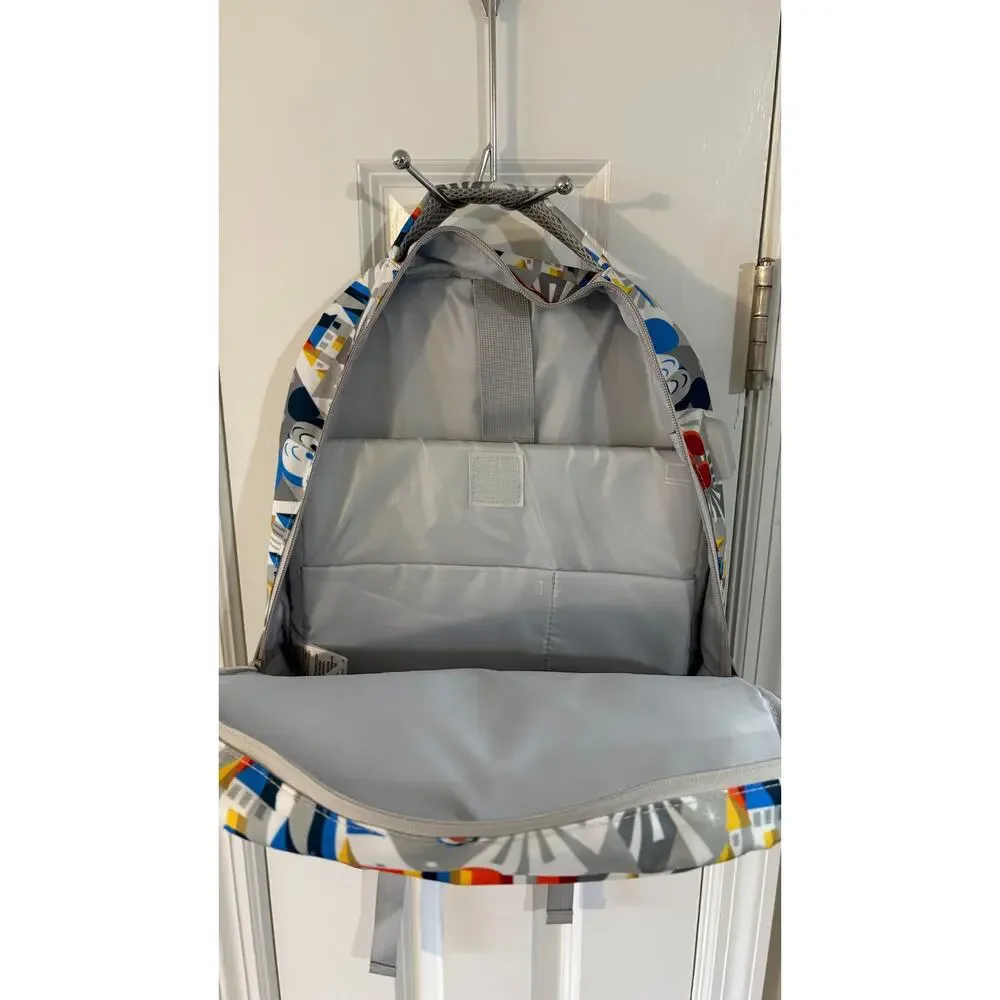 Walt Disney World Mickey Backpack – Park Bag, Travel, School, USB Charging Port